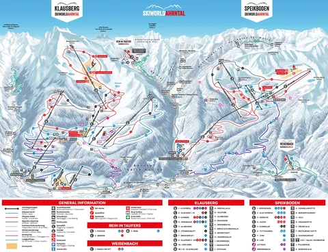 Ahrntal (Klausberg / Speikboden) — Pistenplan Skiworld Ahrntal 2026-27 (Klausberg + Speikboden)