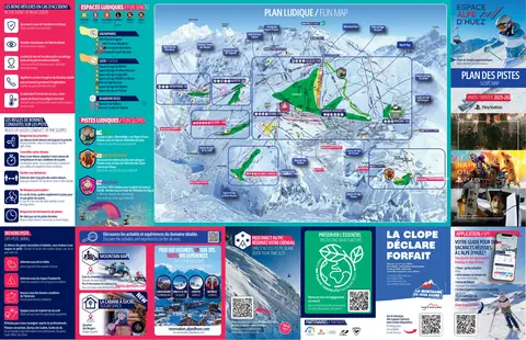 Alpe d'Huez — Plan des Pistes Hiver 2025-26