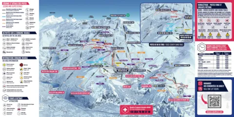 Alpe d'Huez — Plan Espace Nordique Hiver 2025-26