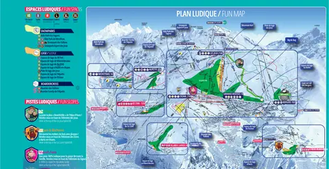 Alpe d'Huez — Plan Ludique (fun zones) 2025-26