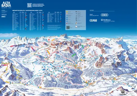 Alta Badia — Trail Map