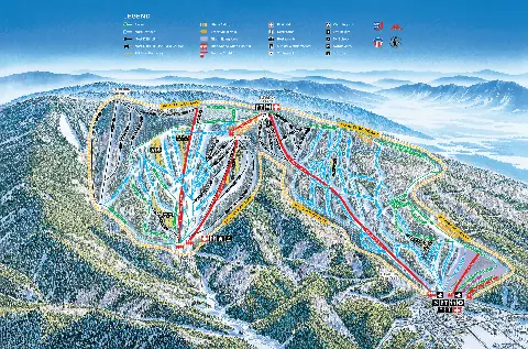Angel Fire Resort — Winter Trail Map 2025-26