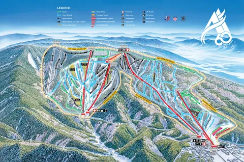 Angel Fire Resort — Winter Trail Map 2026-27