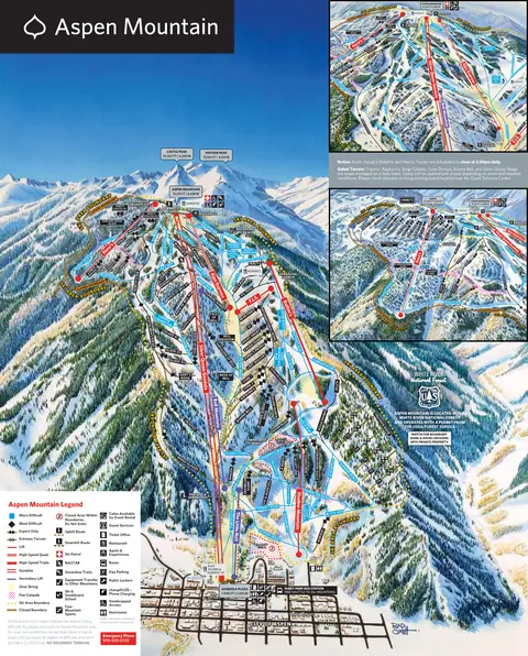 Aspen Mountain — Map 2
