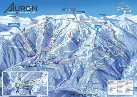Auron — Trail Map