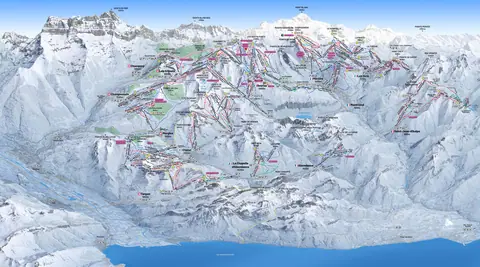 Avoriaz — Portes du Soleil Winter Map