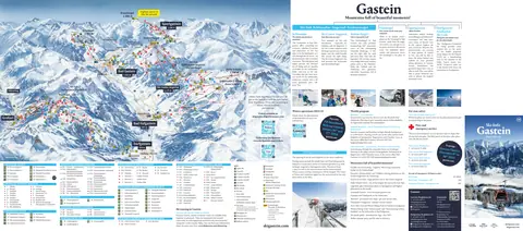 Bad Gastein — Gastein Piste Map