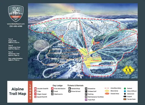 Baldy — Alpine Trail Map