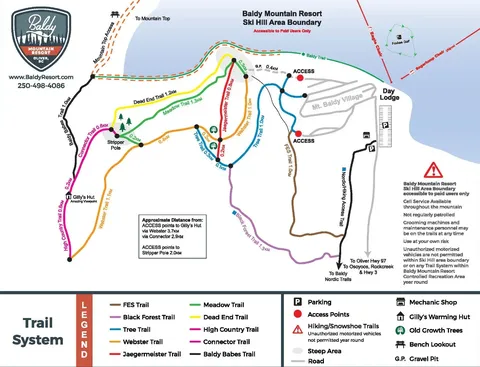 Baldy — Snowshoe & Hiking Trail System