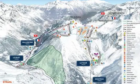 Balme - Vallorcine — Trail Map