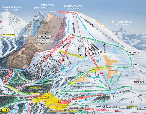 Banff Sunshine Village — Lookout Mountain