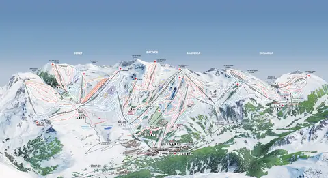 Baqueira Beret — Trail Map