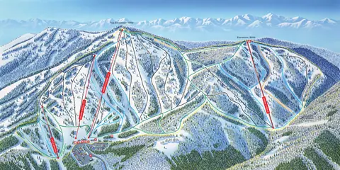 Beaver Mountain — Trail Map
