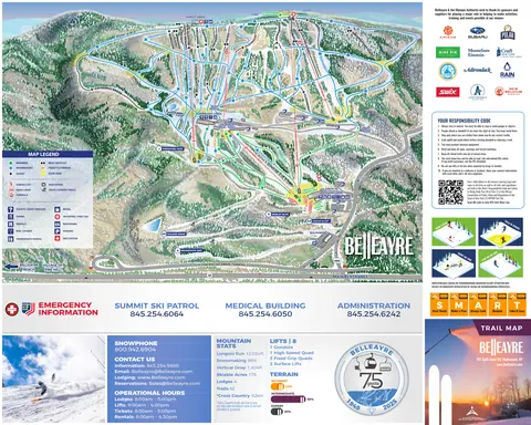 Belleayre Mountain — Trail Map