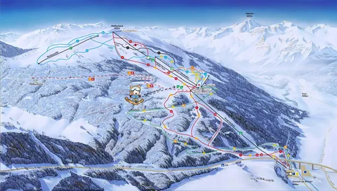 Steinach am Brenner (Bergeralm) — Pistenplan Bergeralm 2025/26