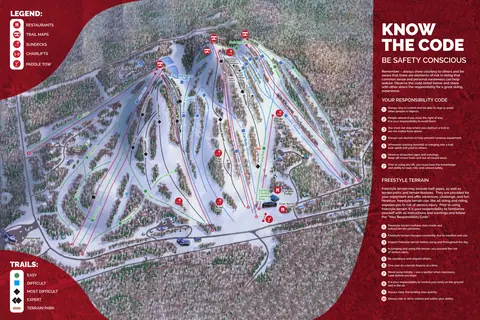 Big Powderhorn Mountain Resort — Trail Map