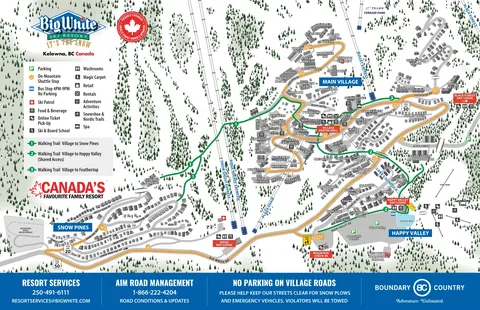 Big White — Village Map