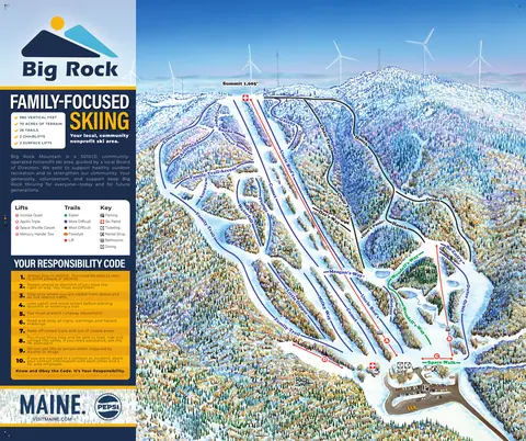 Bigrock Mountain — Trail Map