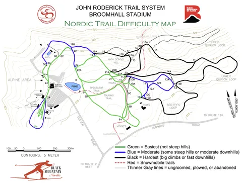 Black Mountain of Maine — Nordic Trail Map