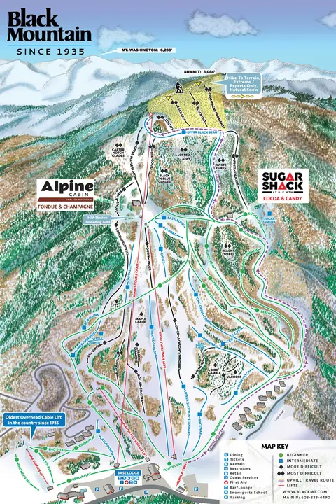 Black Mountain — Trail Map