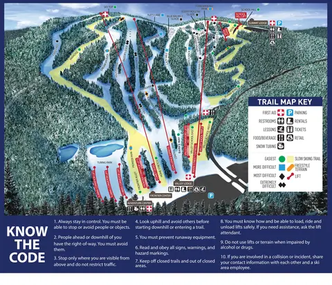 Blue Mountain Resort — Trail Map