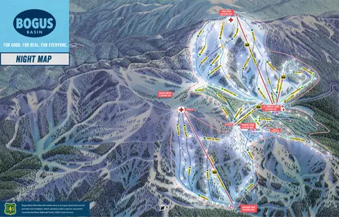 Bogus Basin — Trail Map