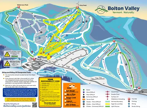 Bolton Valley — Alpine Trail Map