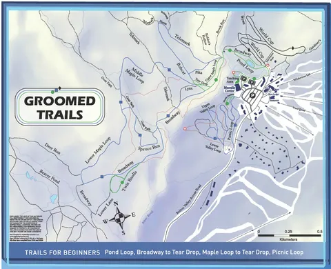 Bolton Valley — Groomed Nordic Trails 2022-23