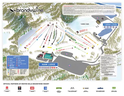 Boston Mills — Brandywine Winter Trail Map