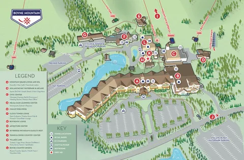 Boyne Mountain — Base Area Map