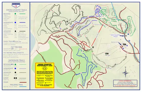 Boyne Mountain — Cross Country Trail Map