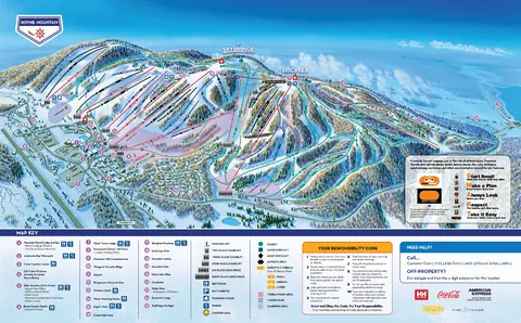 Boyne Mountain — Winter Trail Map