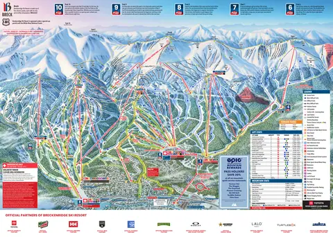 Breckenridge — Winter Trail Map
