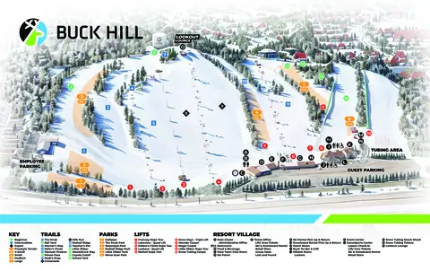Buck Hill — Trail Map
