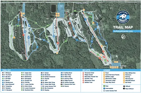 Buffalo Ski Center — Trail Map (JPG)