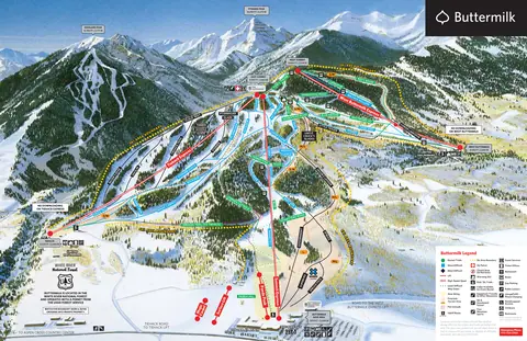 Buttermilk Mountain — Trail Map