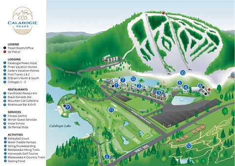Calabogie Peaks — Resort Map