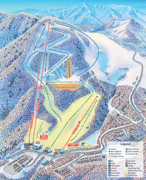 Cataloochee — Trail Map