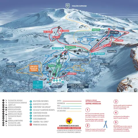 Caviahue — Trail Map