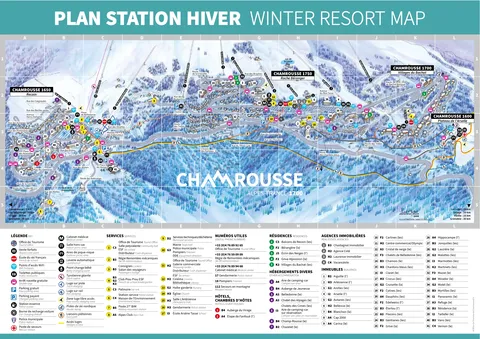 Chamrousse Ski — Plan Station Hiver