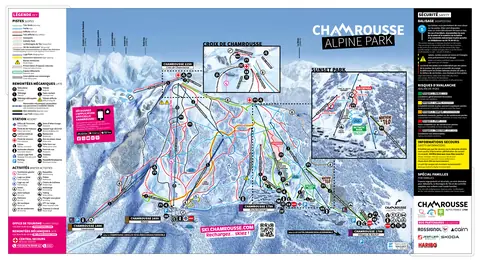Chamrousse Ski — Trail Map