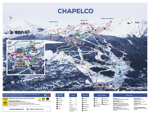 Chapelco — Mapa de Pistas