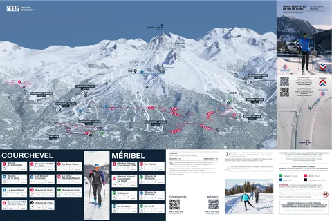 Courchevel 1850 — Plan ski de fond 2025-26