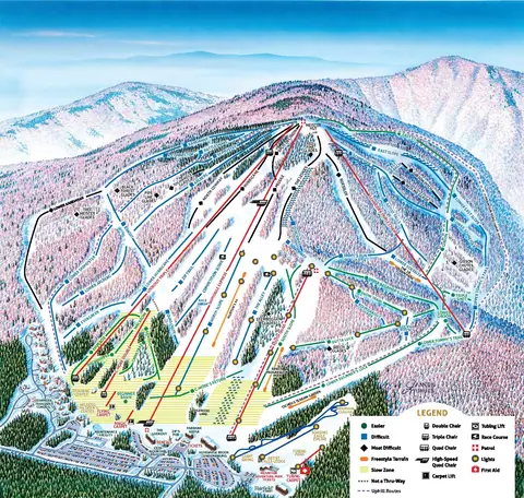 Cranmore — Winter Trail Map