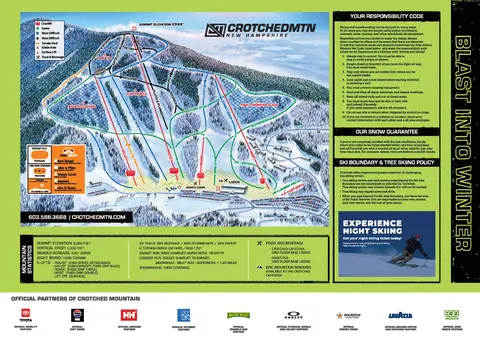 Crotched — Winter Trail Map