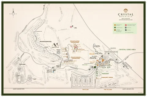 Crystal Mountain MI — Full Resort Map