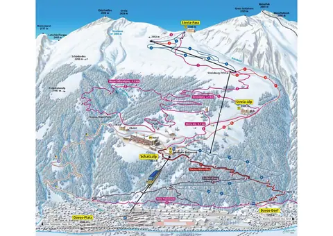 Davos Klosters — Trail Map