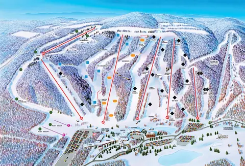 Devils Head Resort — Trail Map