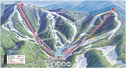 Discovery Ski Area — Trail Map