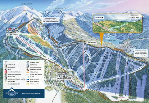 Eagle Point — Trail Map